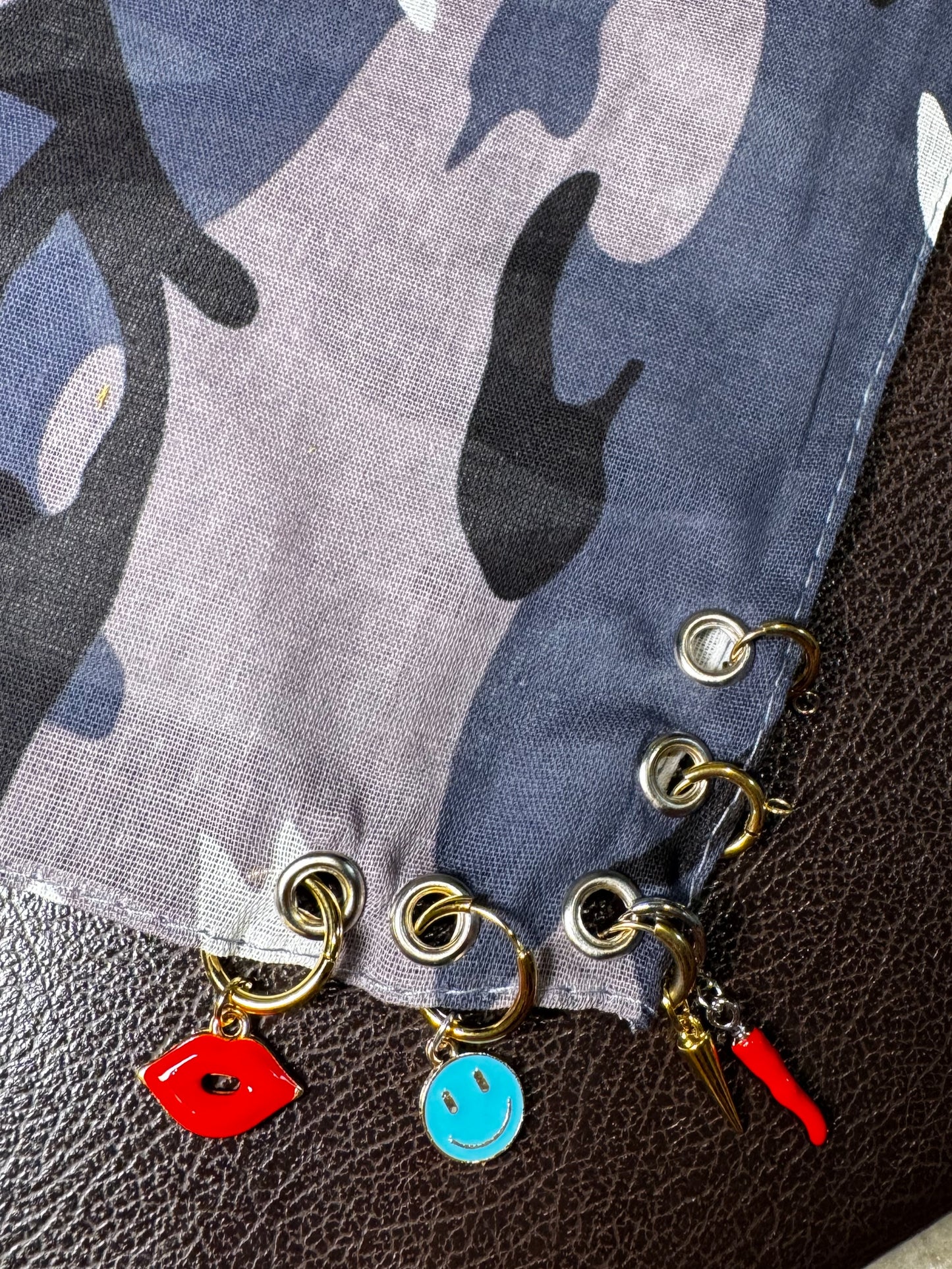 BANDANA ARMY BLUE (2 LETTRES)