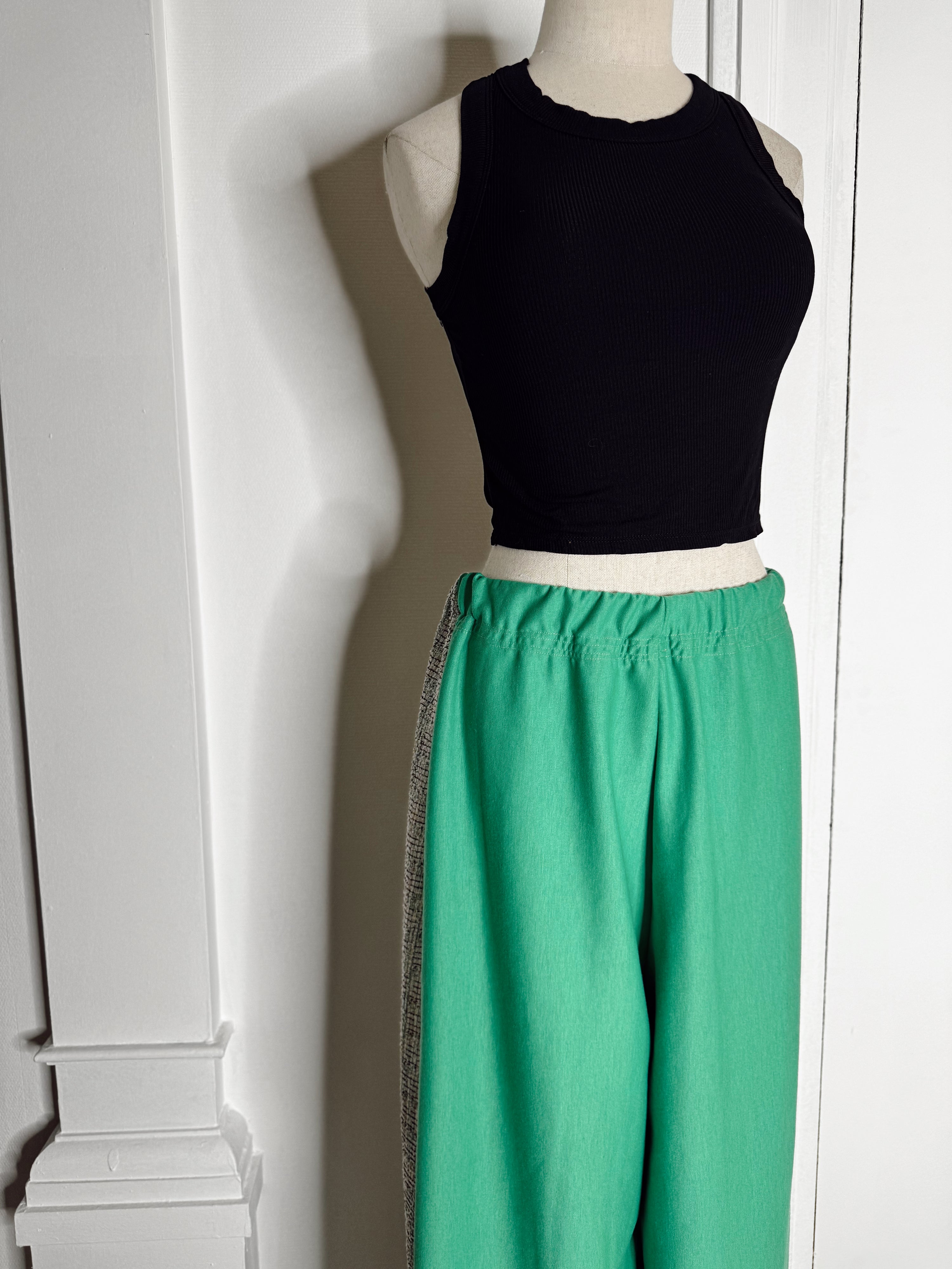 Pantalon Jude Tweed & vert