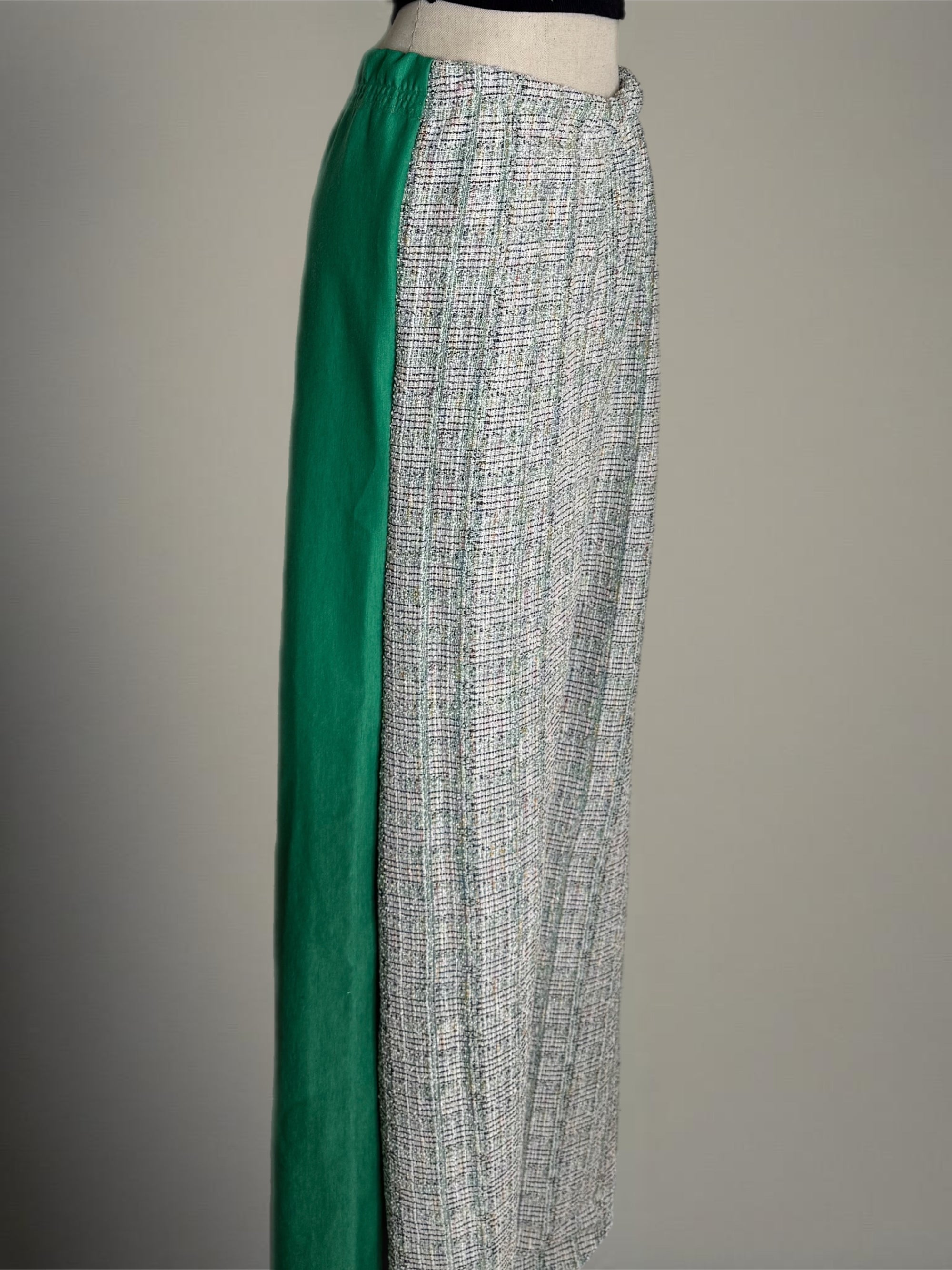 Pantalon Jude Tweed & vert