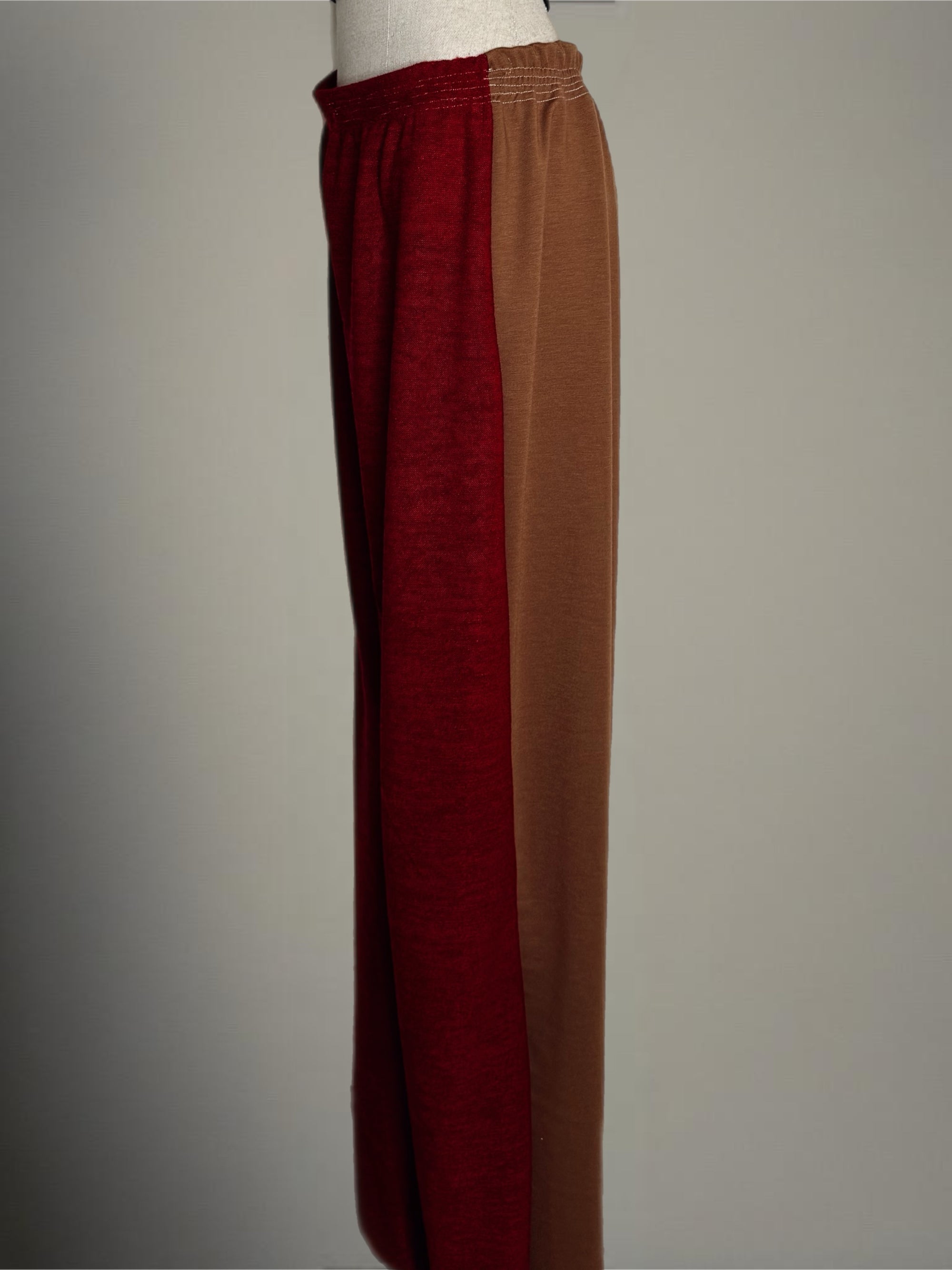 Pantalon Jude Beige & Rouge