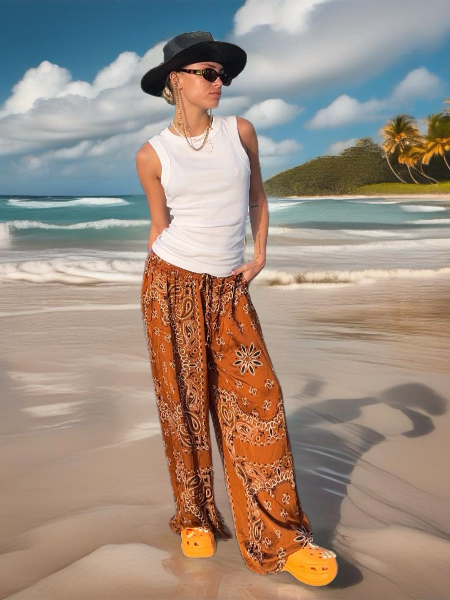 Pantalon Luiza Rouge