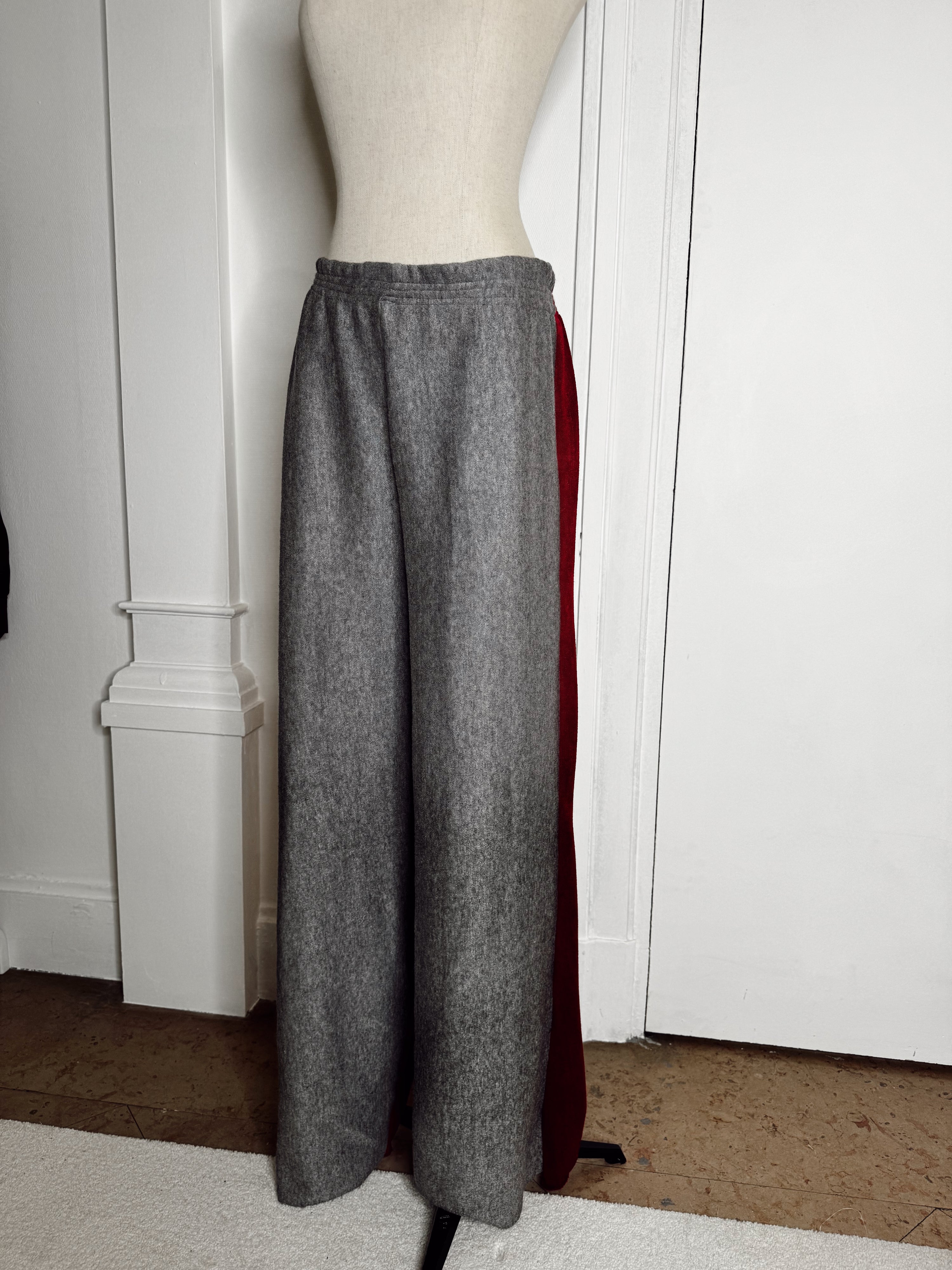 Pantalon Jude Rouge & Gris