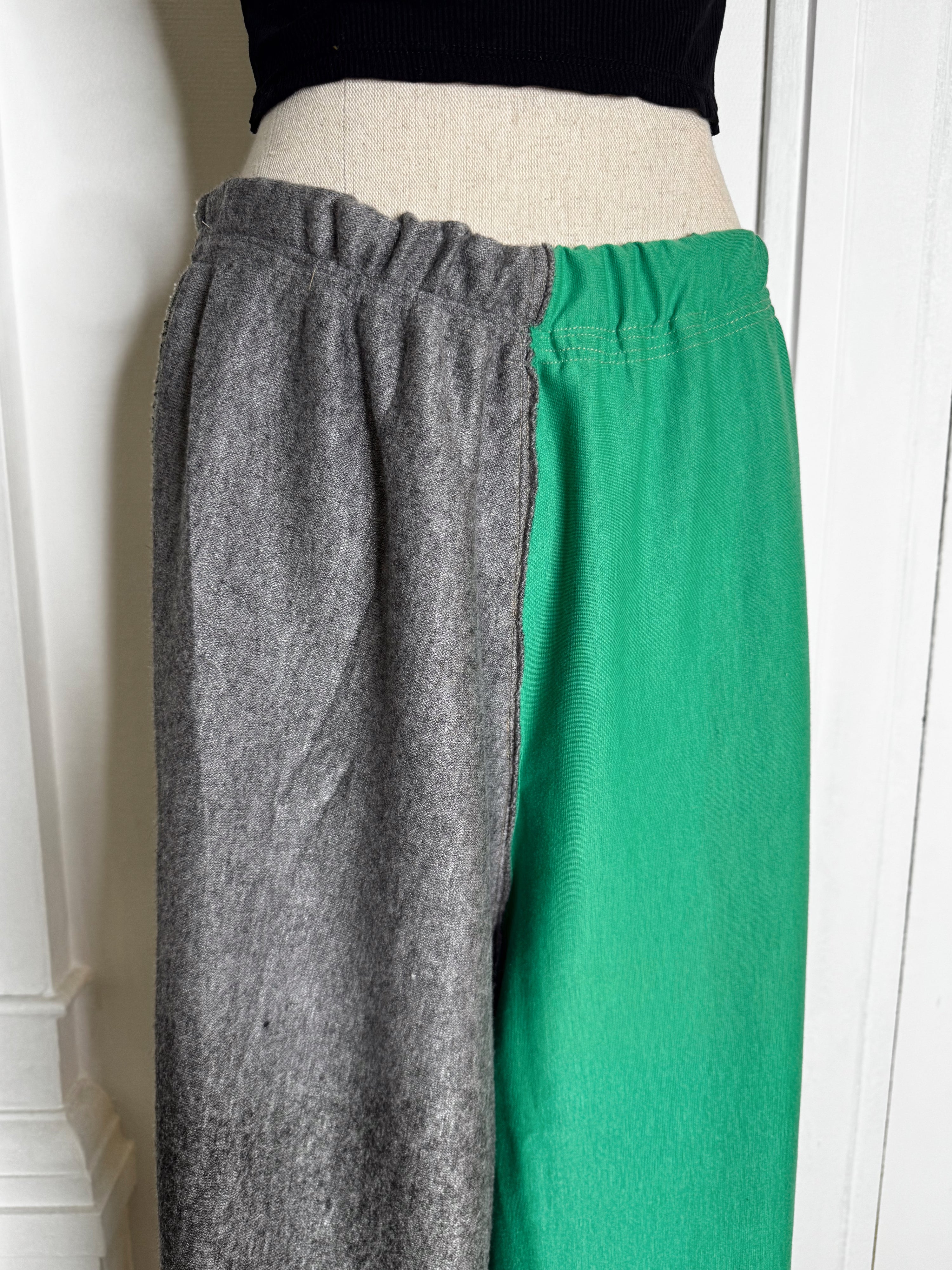 Pantalon Jude Tweed/Vert/Gris