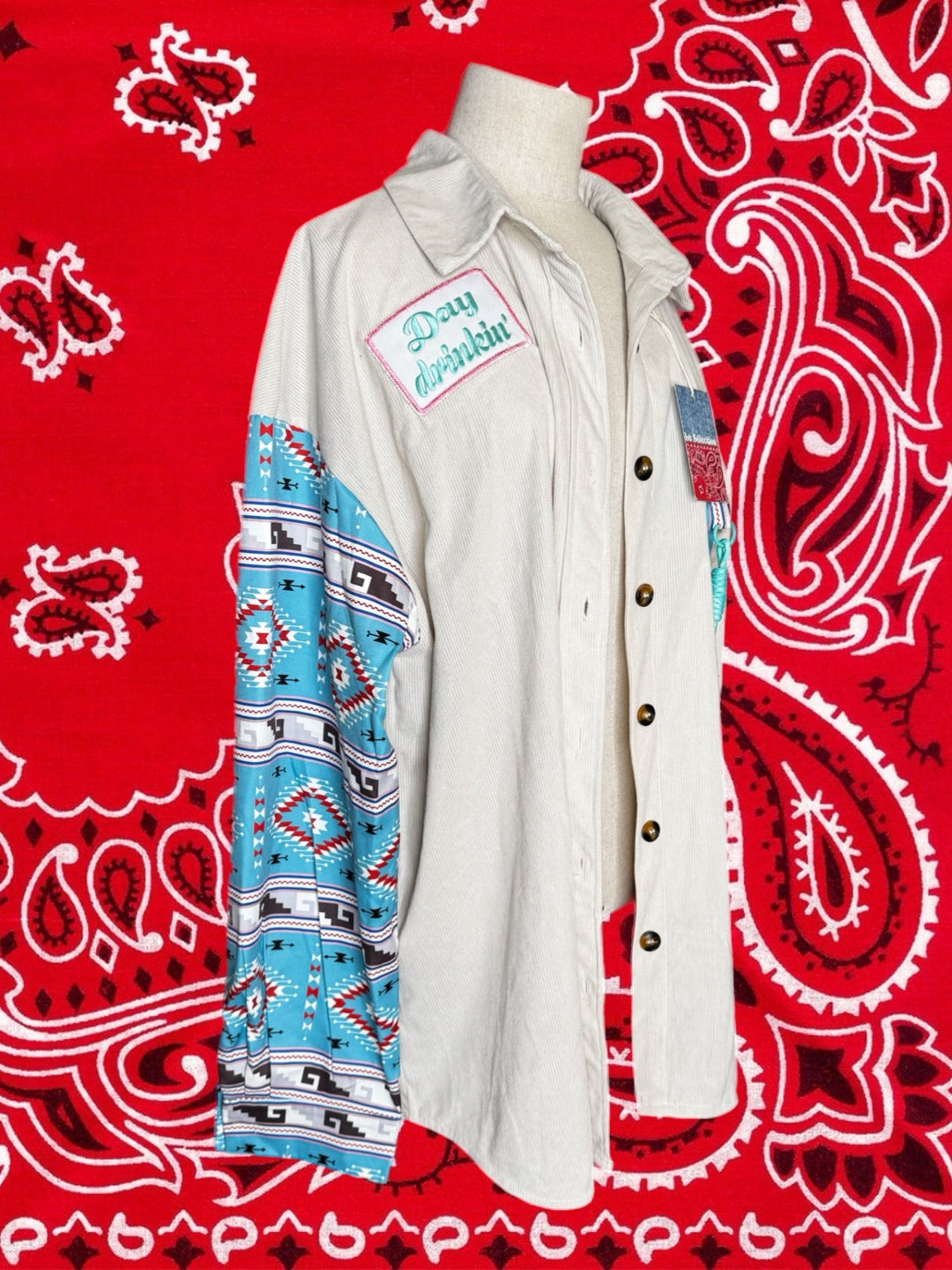 Chemise Reworked Globe-trotters