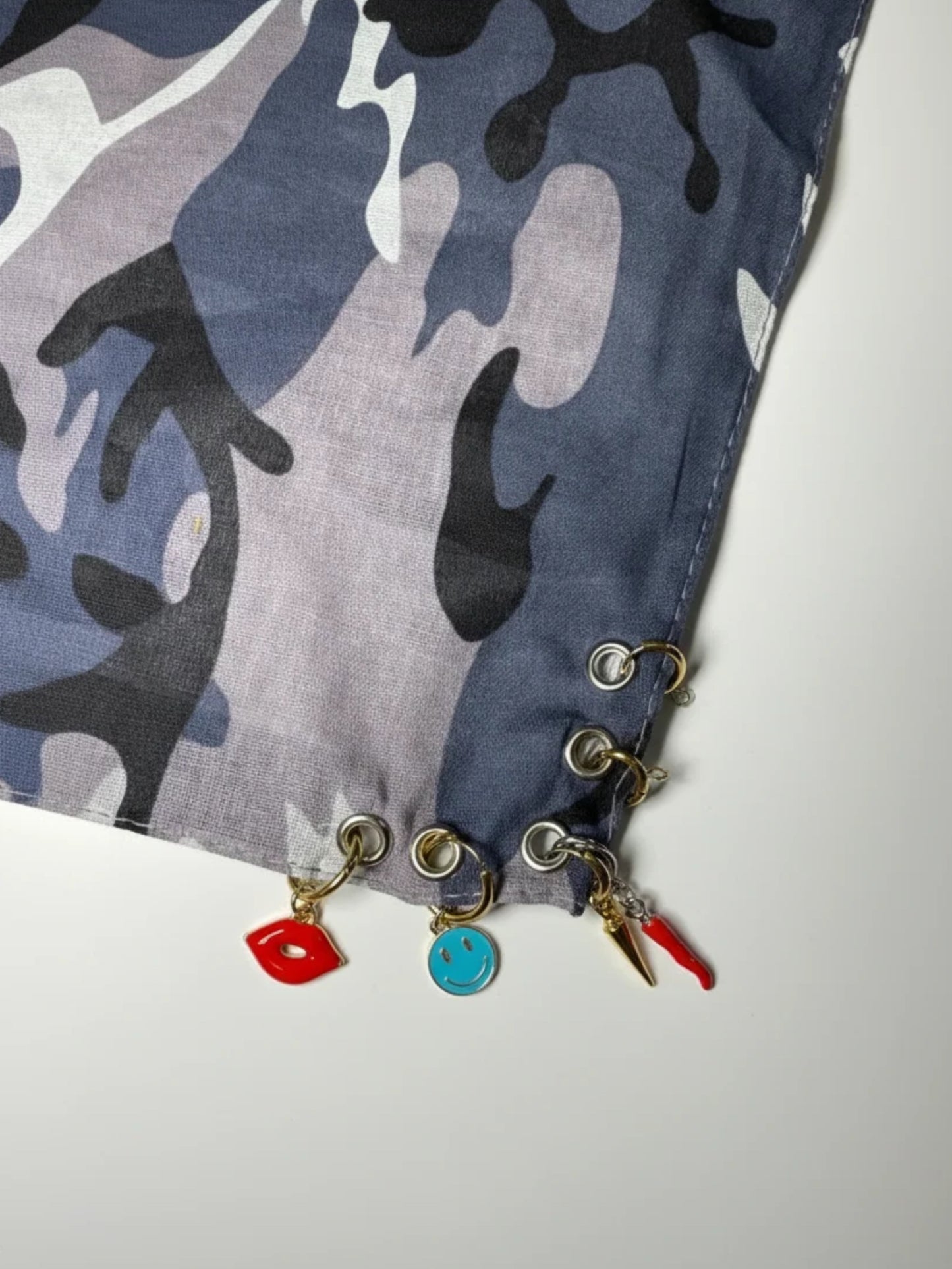 BANDANA ARMY BLUE (2 LETTRES)
