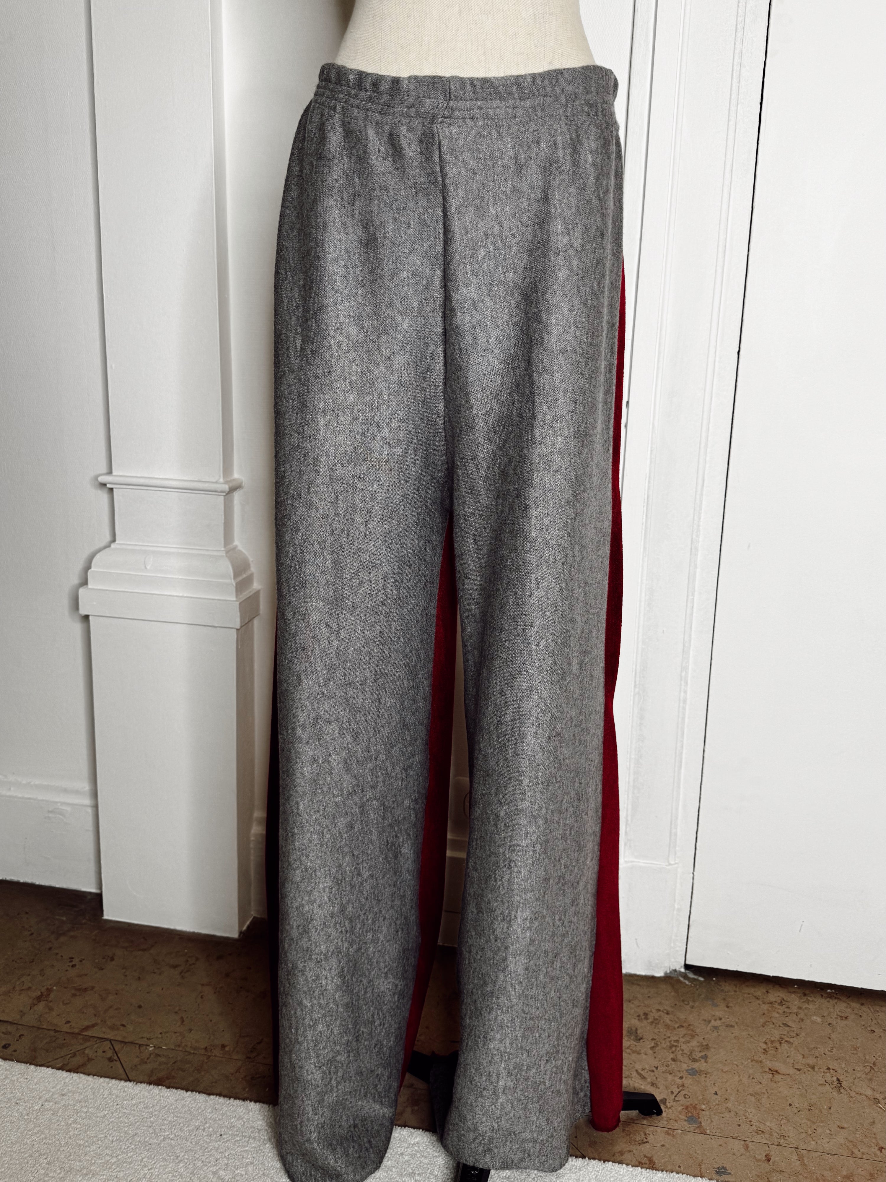 Pantalon Jude Rouge & Gris