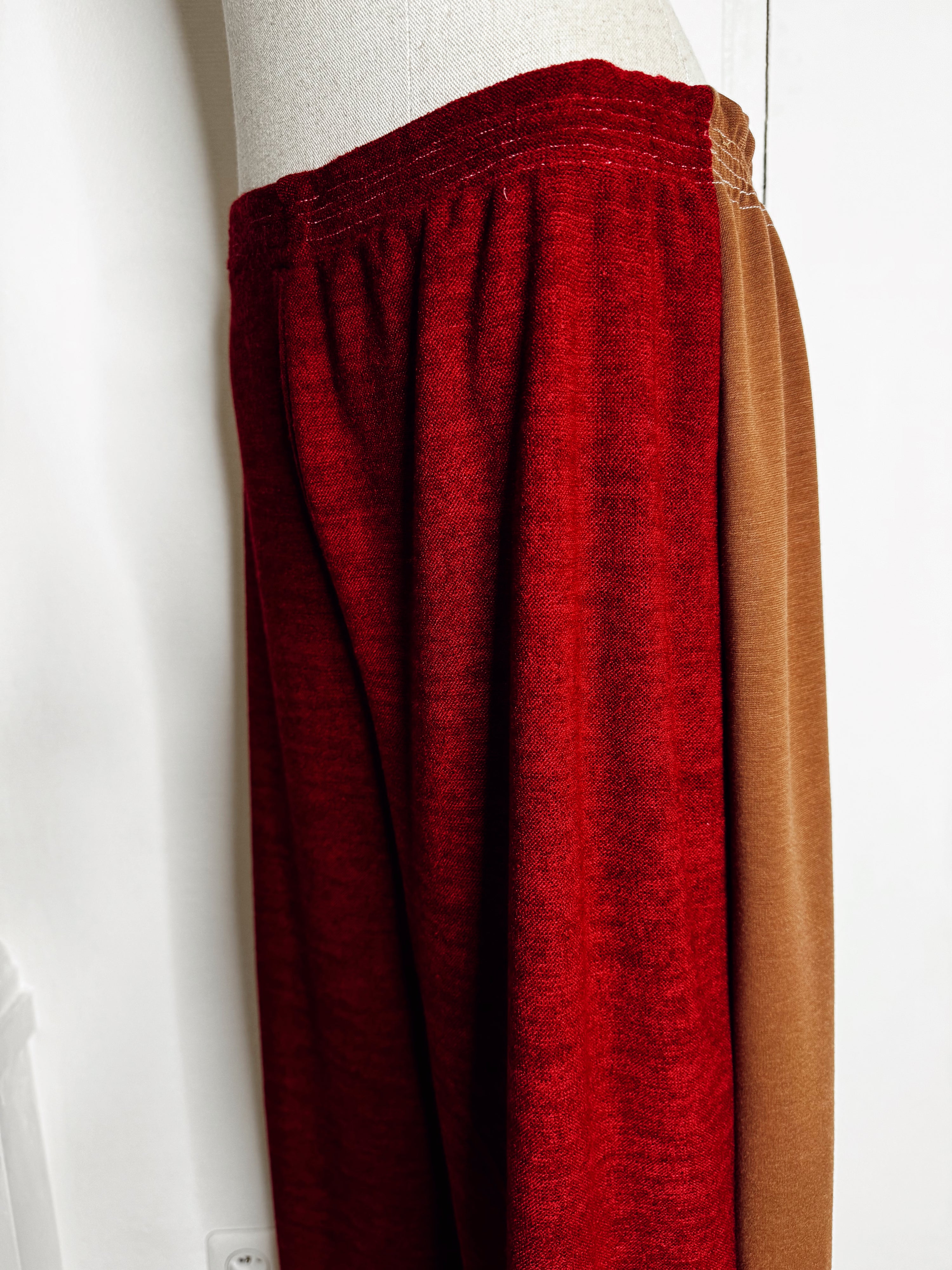 Pantalon Jude Beige & Rouge