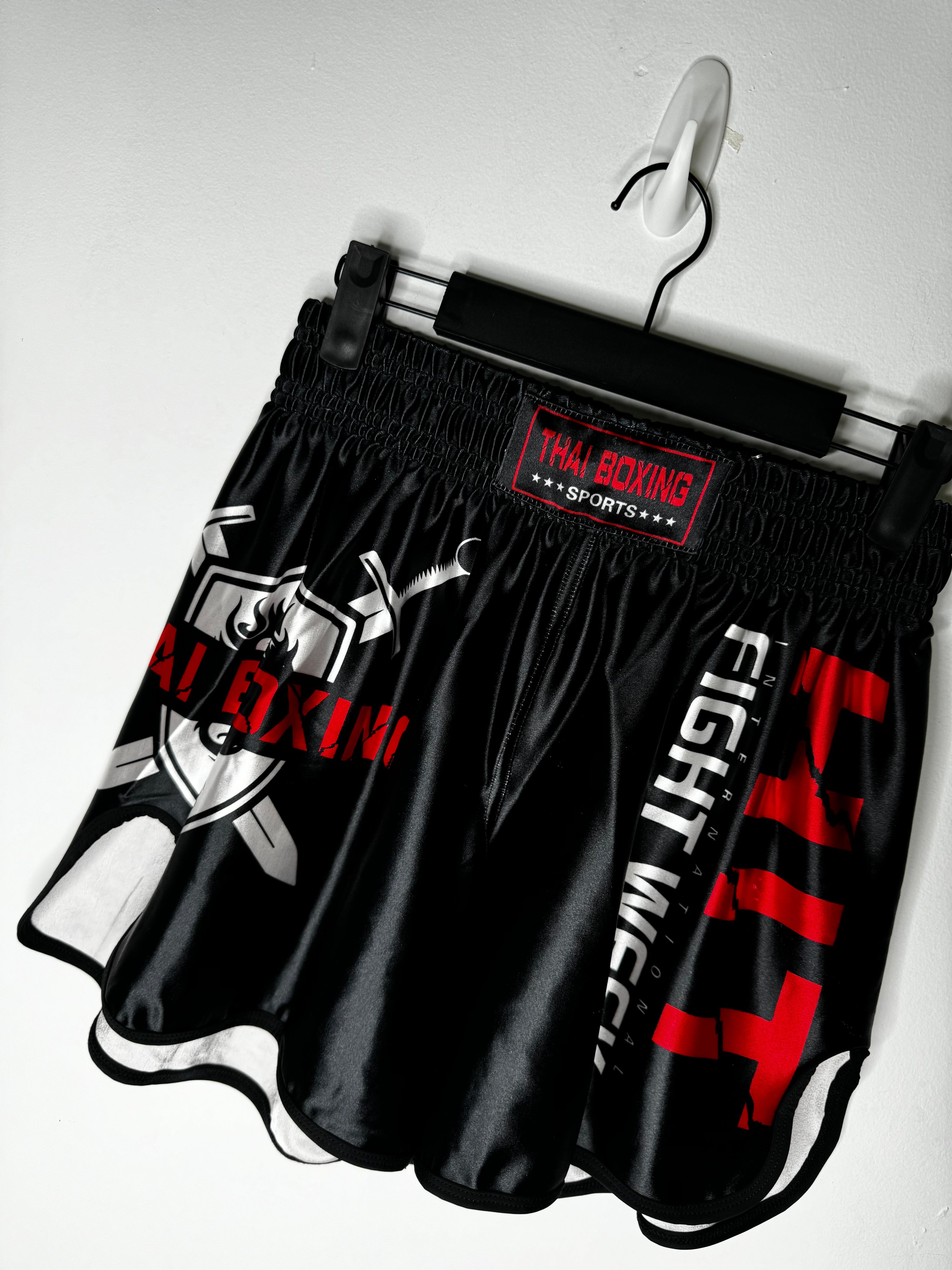 Short MUAY THAI Black & Red