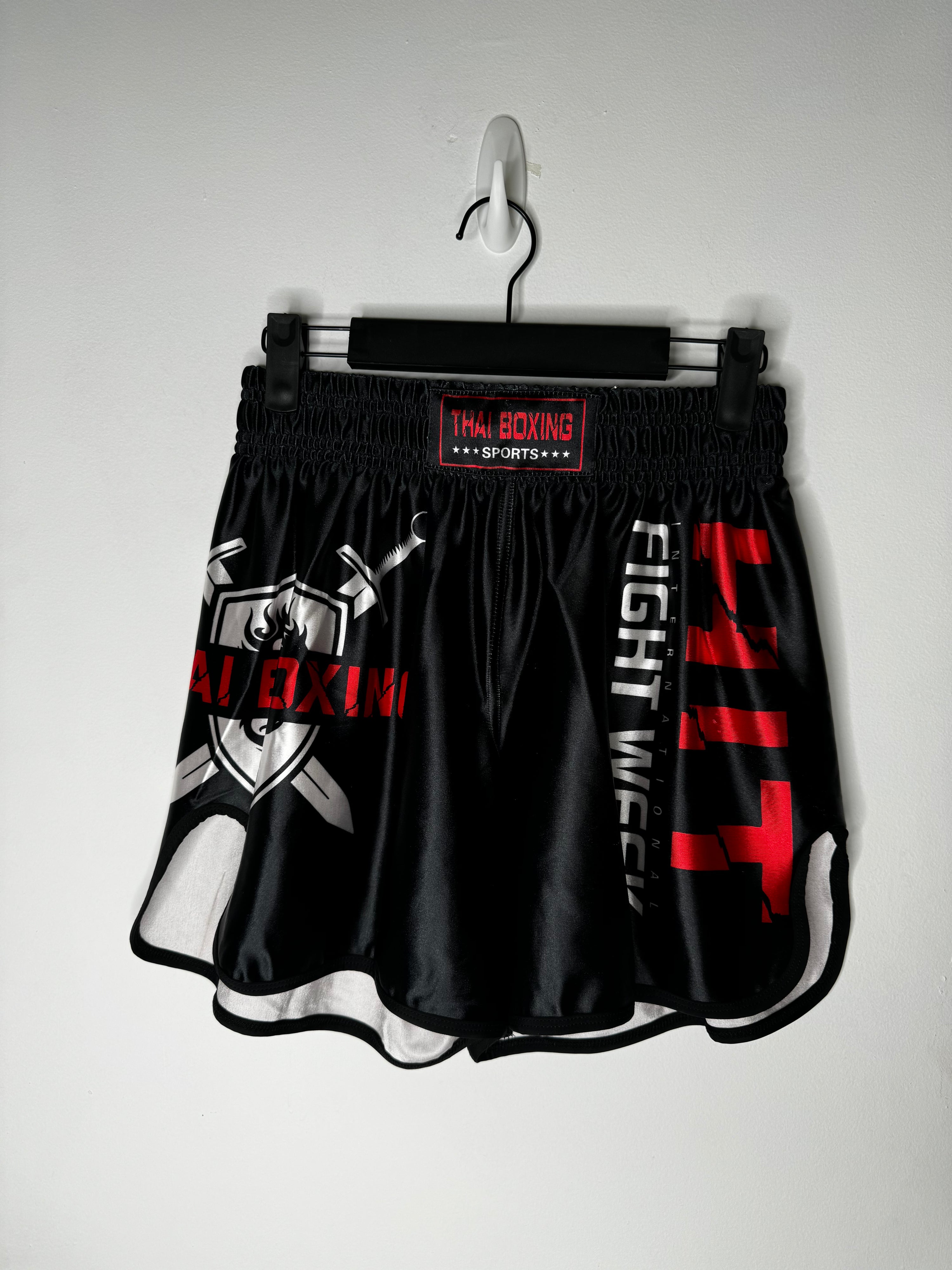 Short MUAY THAI Black & Red