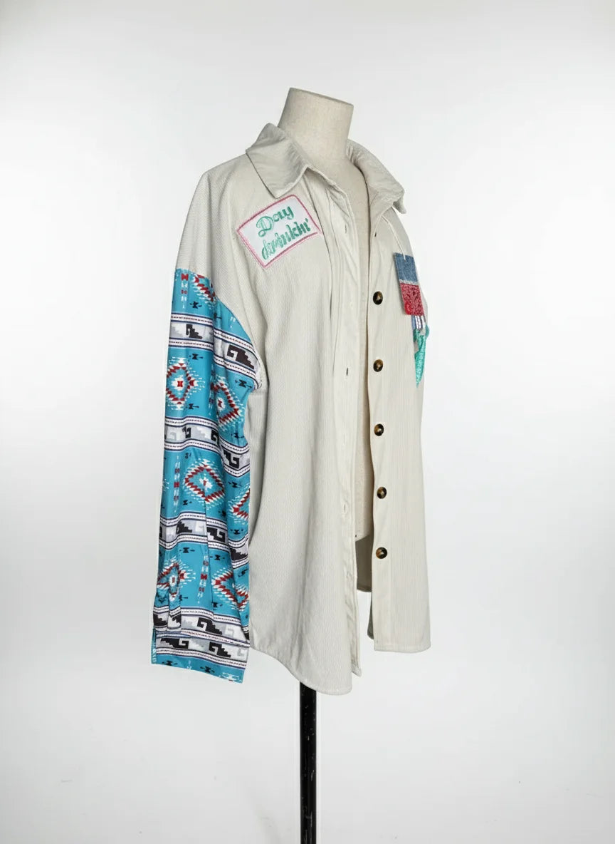 Chemise Reworked Globe-trotters