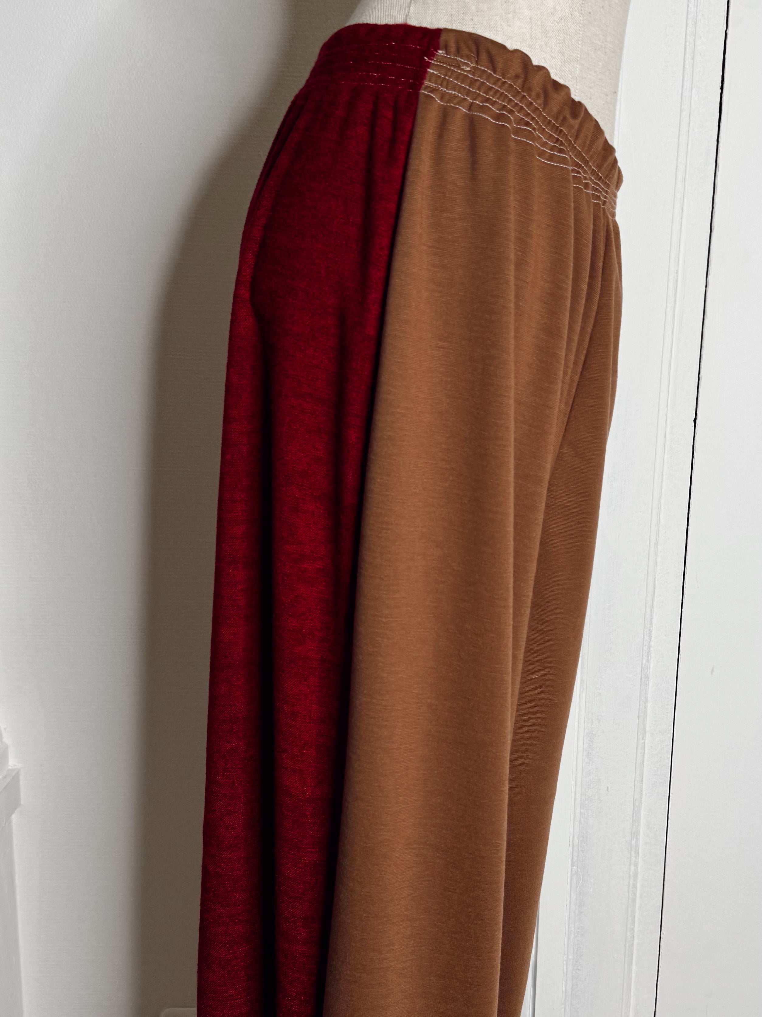 Pantalon Jude Beige & Rouge