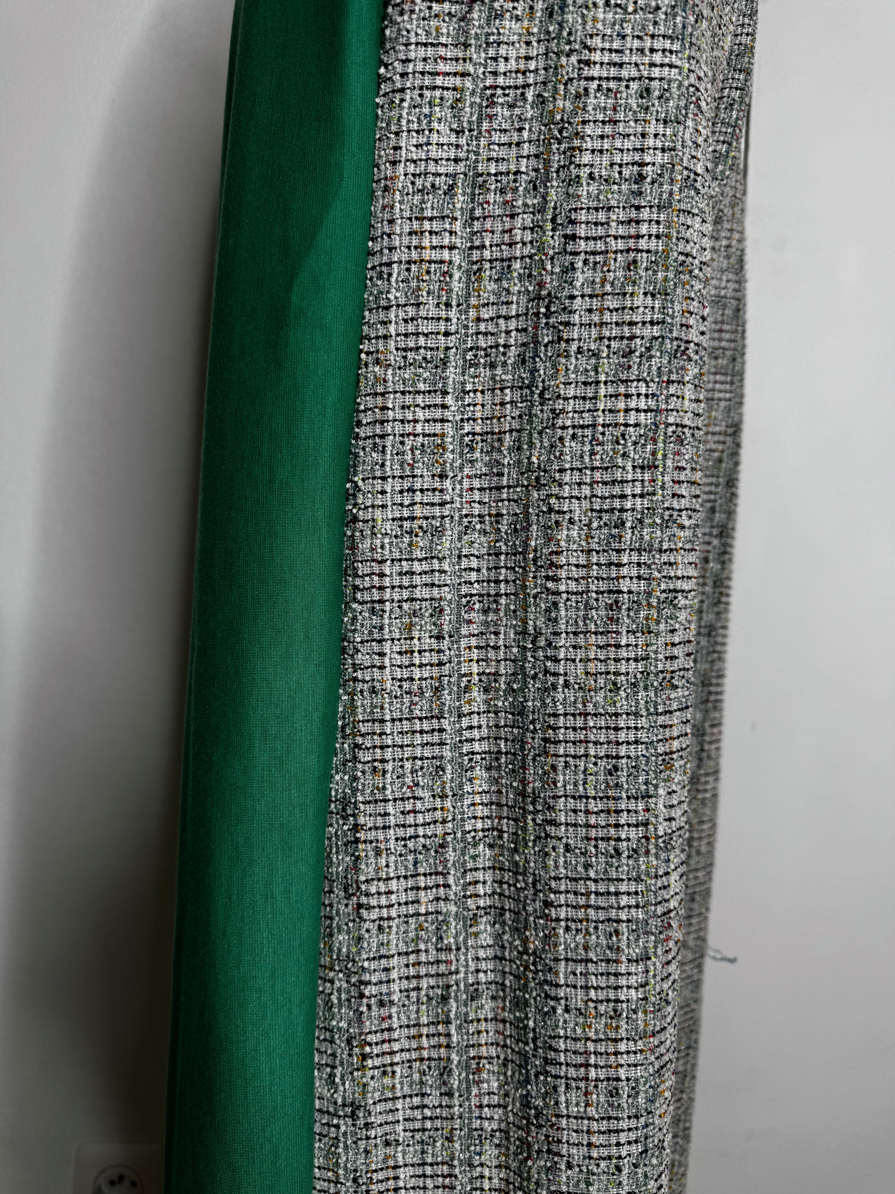 Pantalon Jude Tweed/Vert/Gris